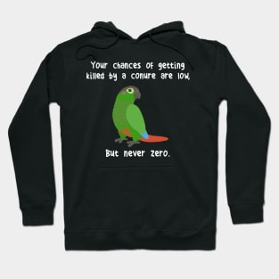 Greencheek Conure Never Zero Hoodie